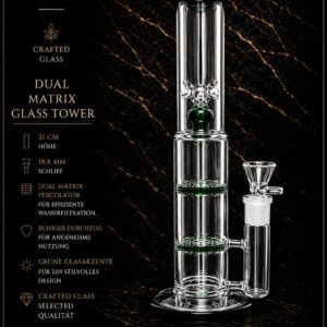 Dual Matrix Glass Tower