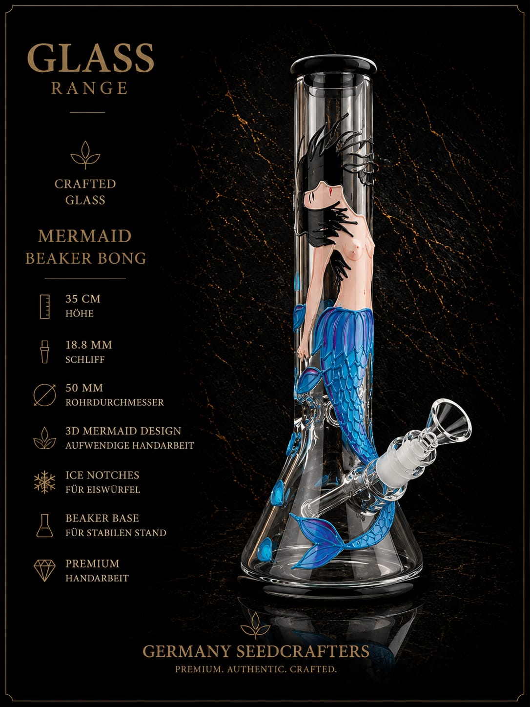 Ocean Siren Beaker