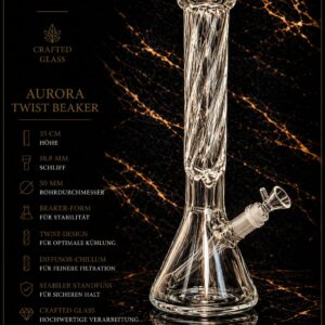 Aurora Twist Beaker