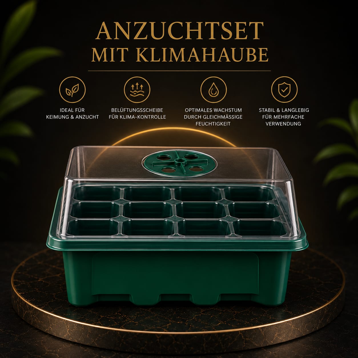 Mini Anzuchtset mit Klimahaube