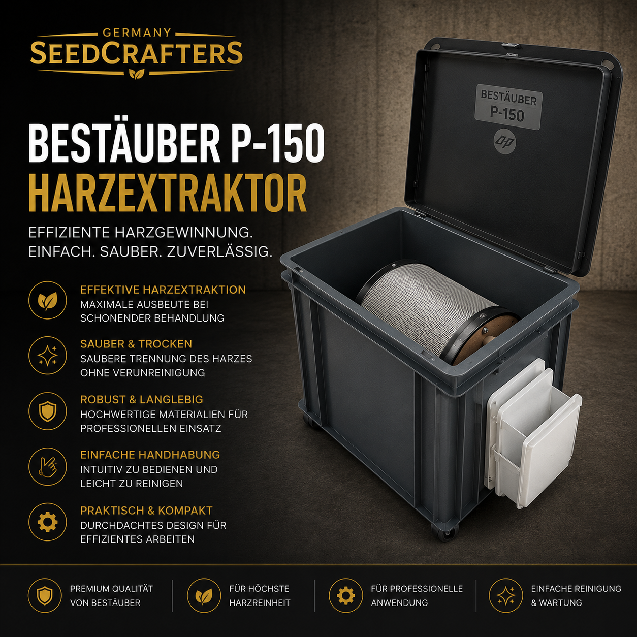 Bestäuber P-150 Harzextraktor