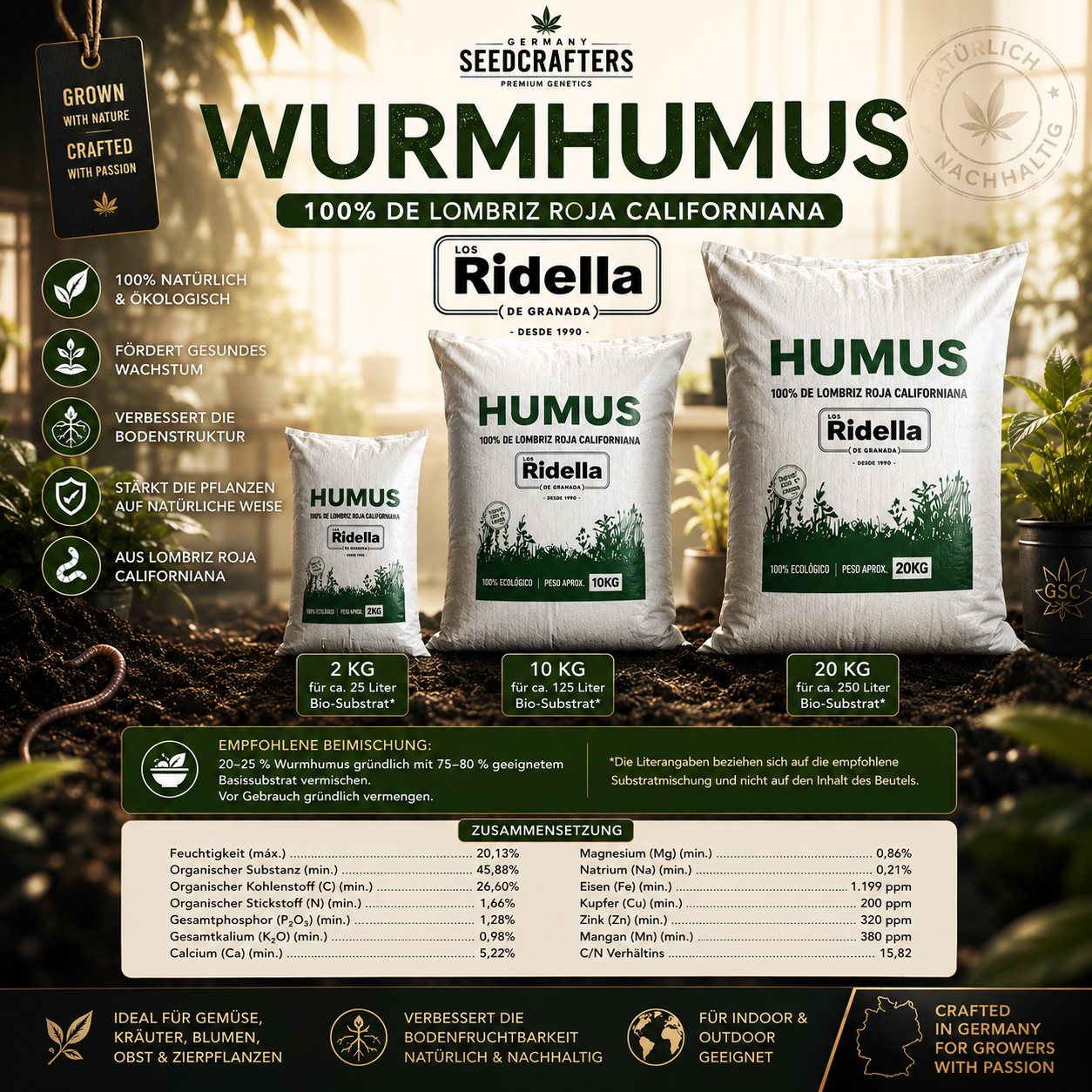 Los Ridella Wurmhumus